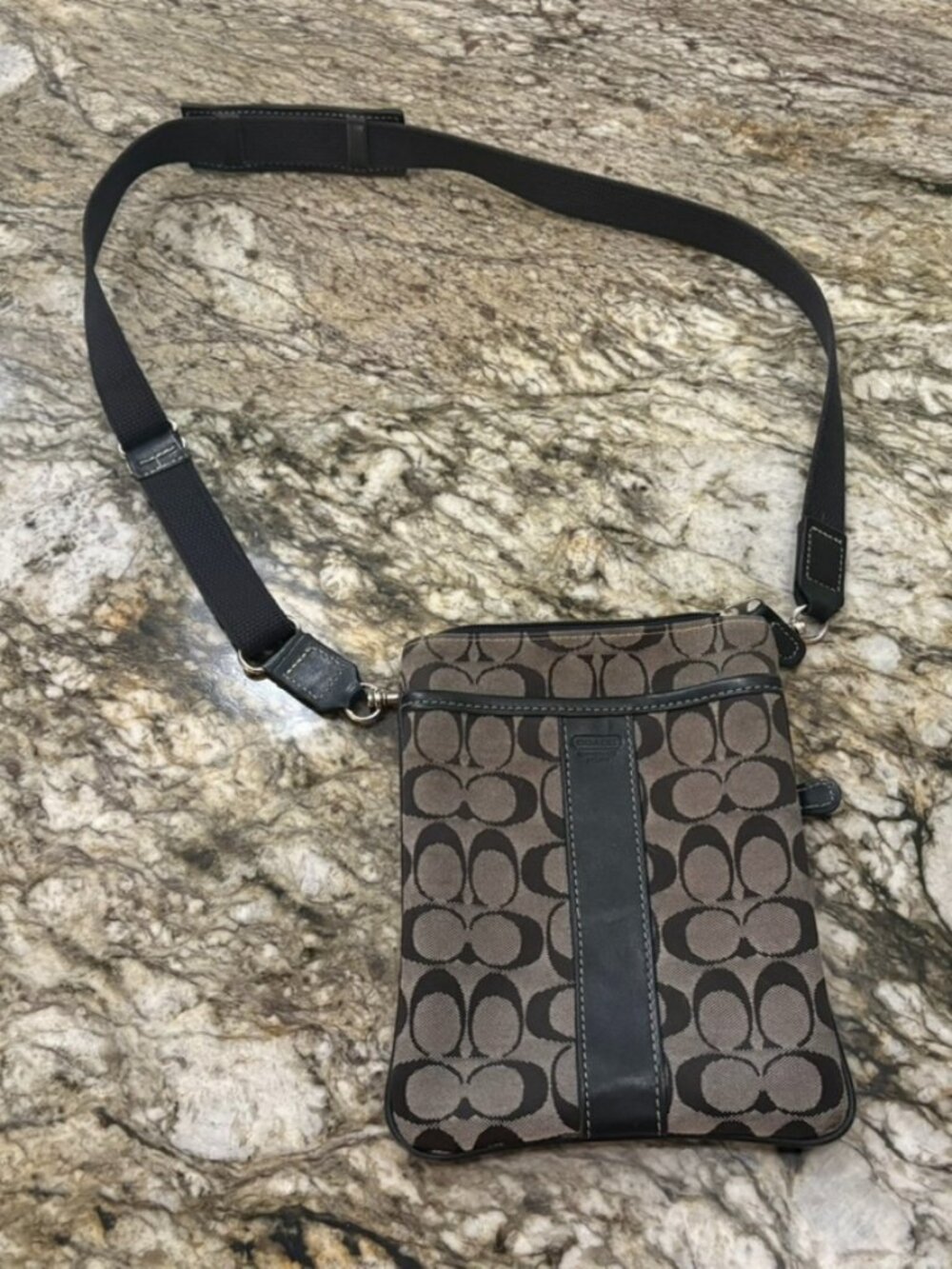 Y2K Coach Signature C Monogram Crossbody Bag
